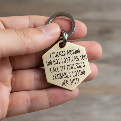 Funny Dog Tag - Funny Pet ID Tag