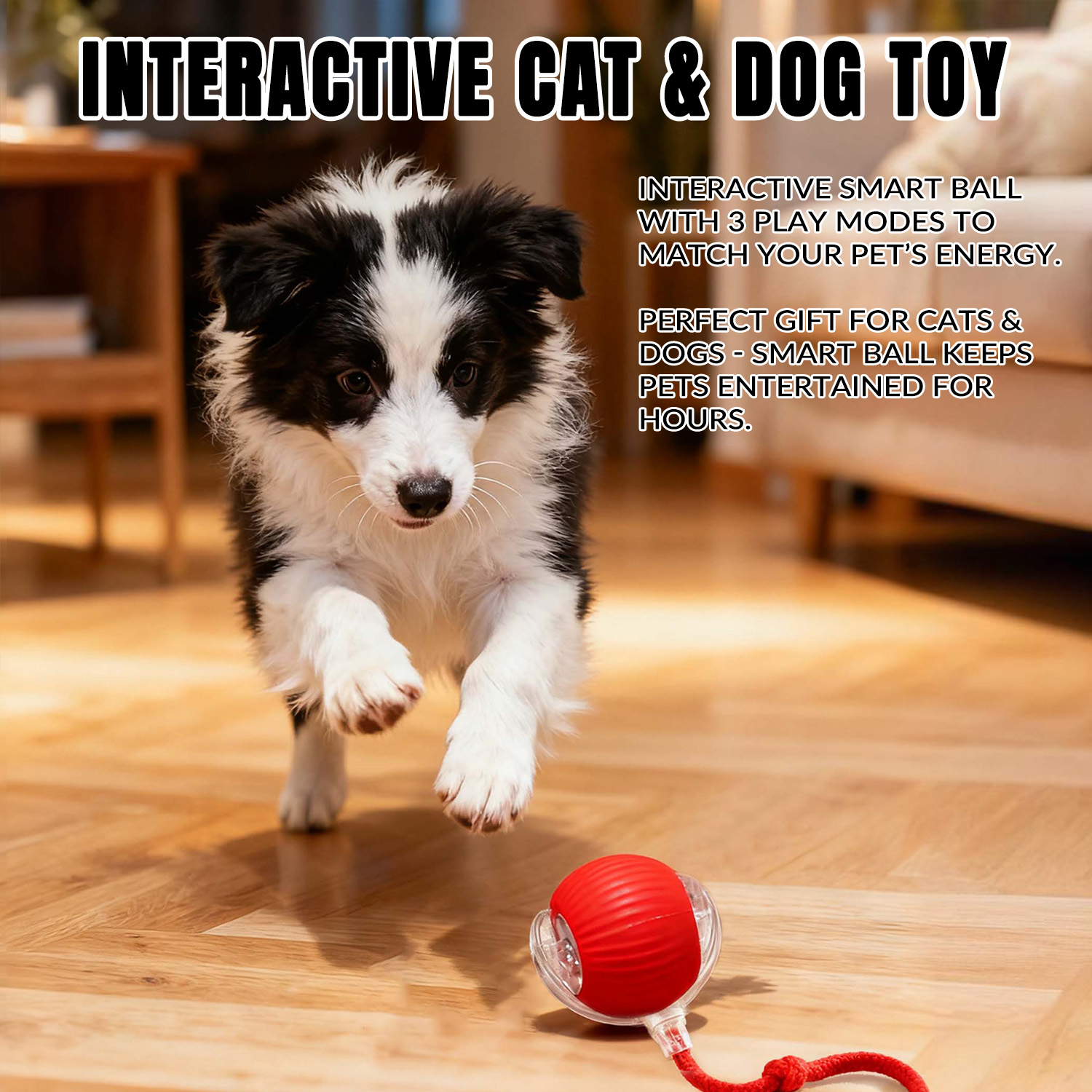 Smart Interactive Pet Toy Ball