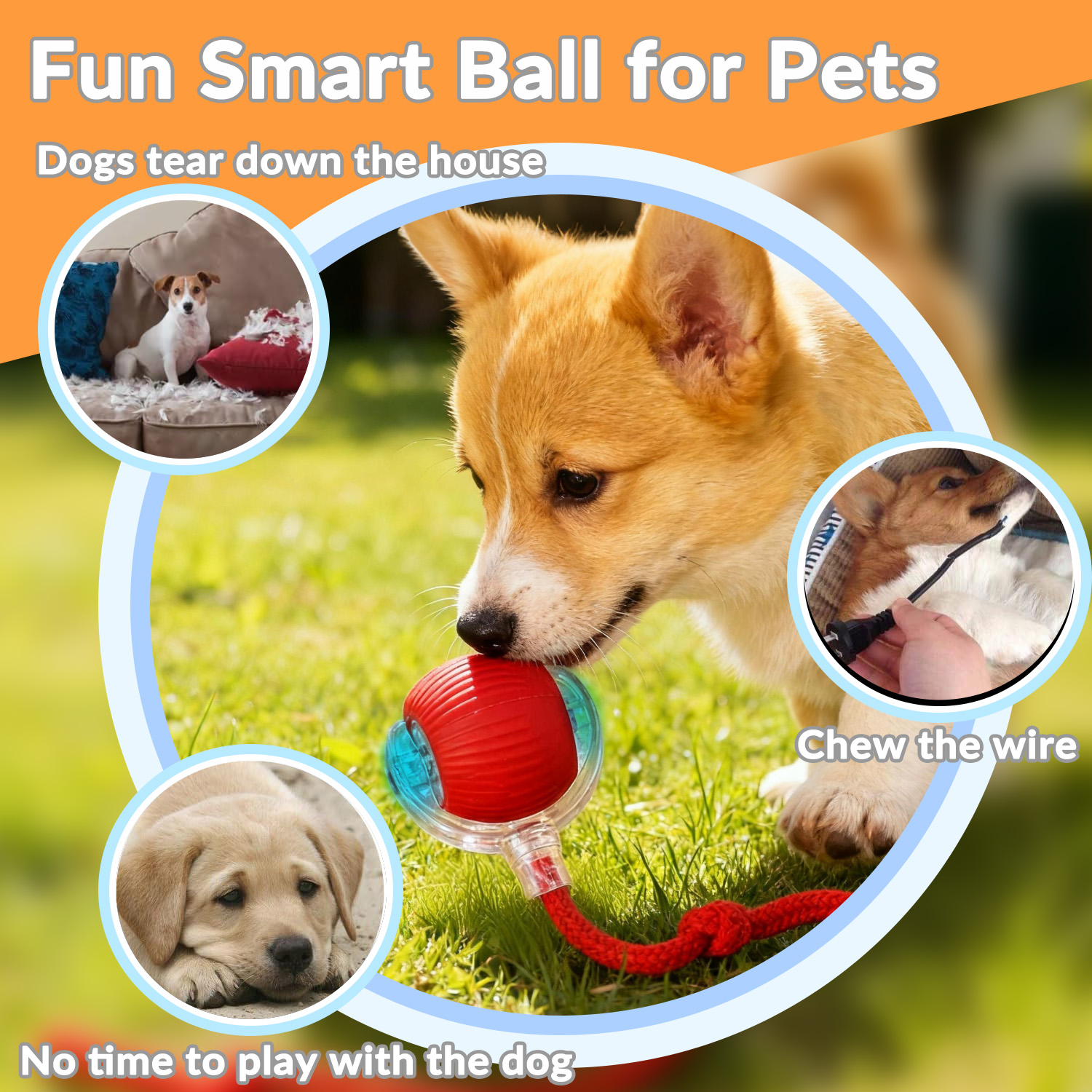 Smart Interactive Pet Toy Ball