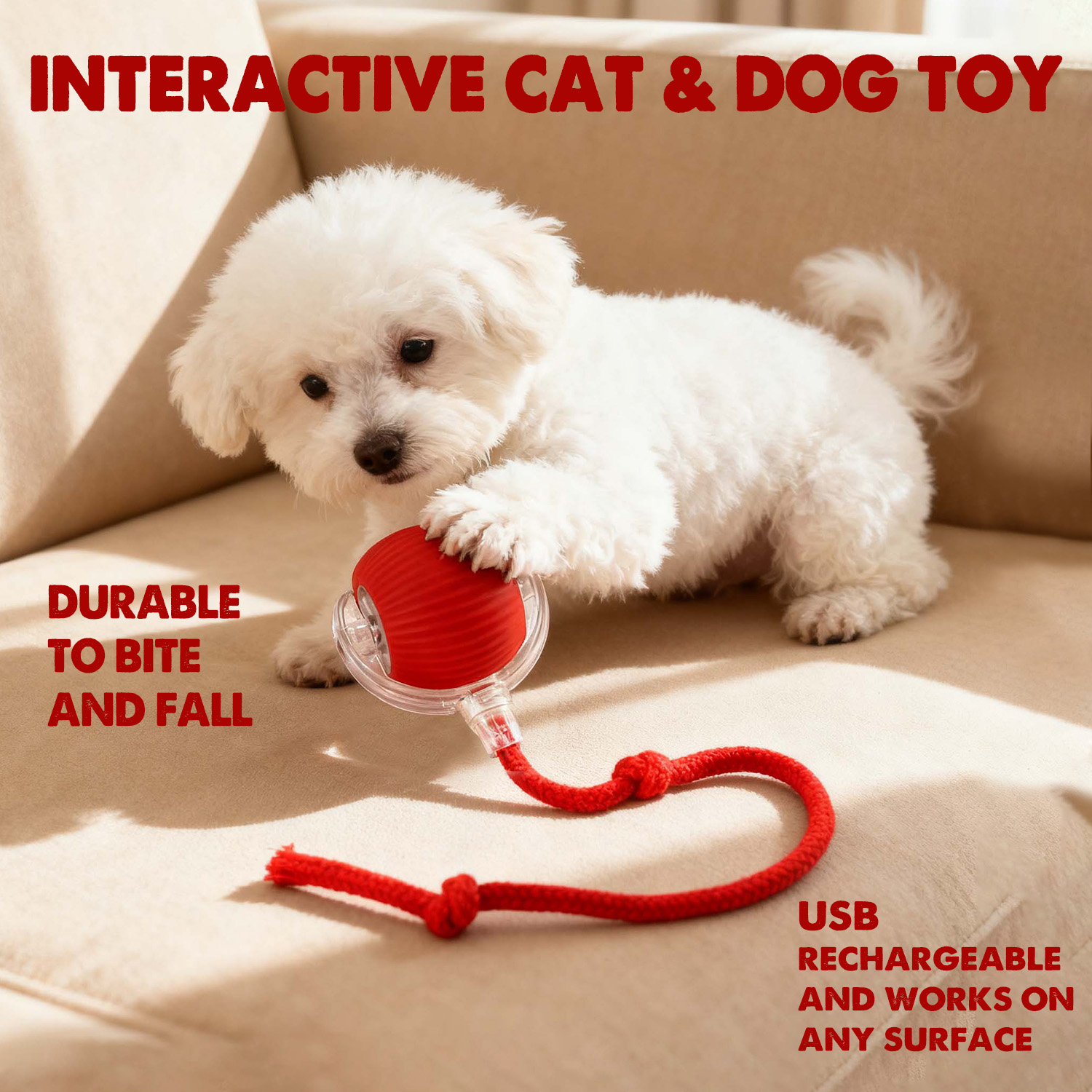 Smart Interactive Pet Toy Ball