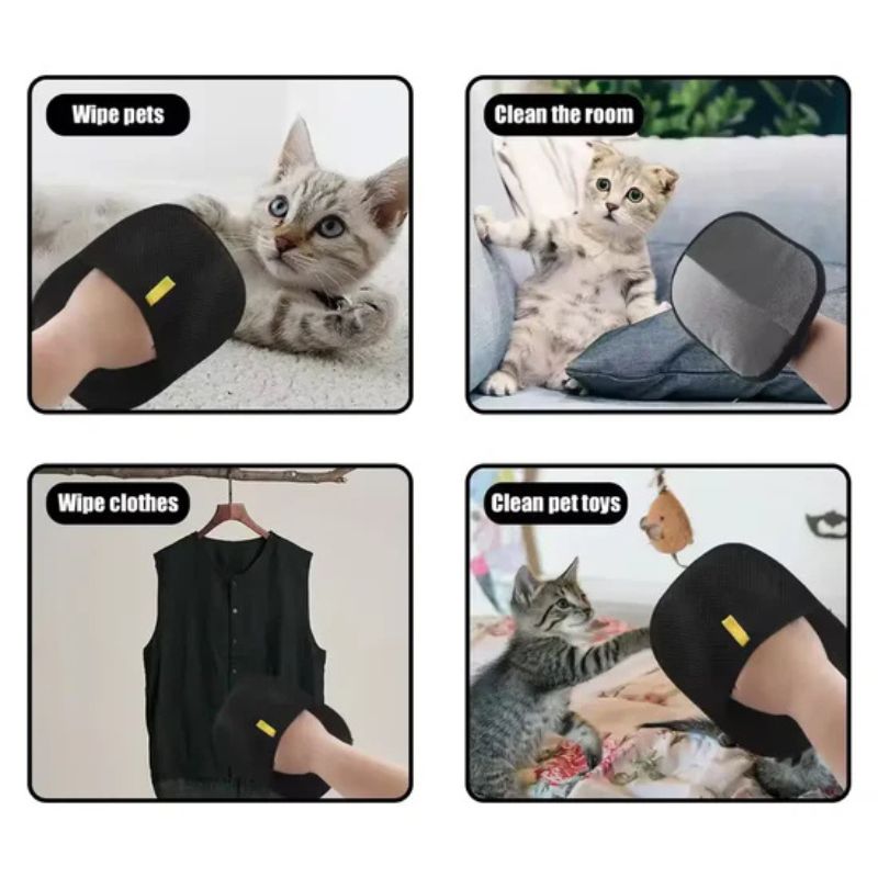 Pet Hair Remover Electrostatic Gloves