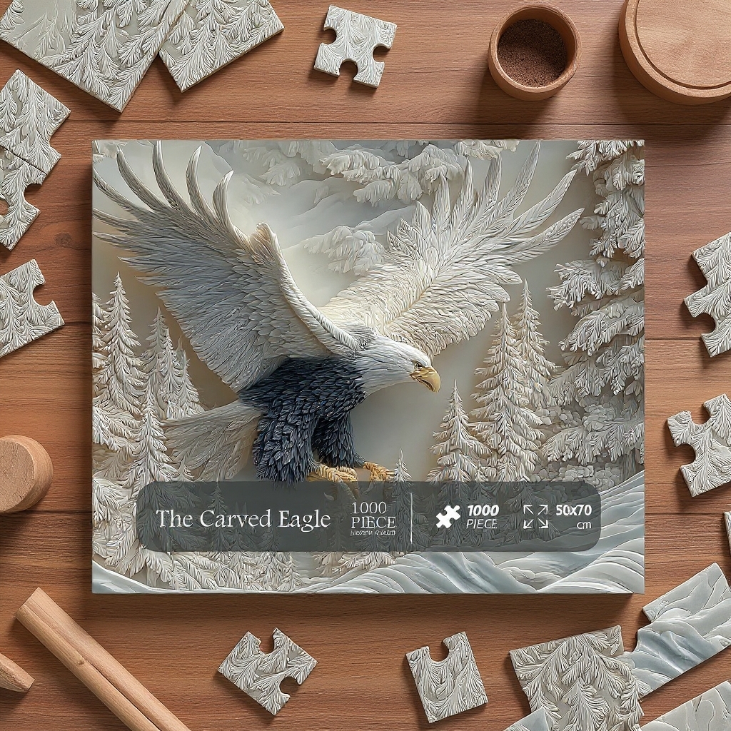 The Carved Eagle Jigsaw Puzzle 1000 Pieces