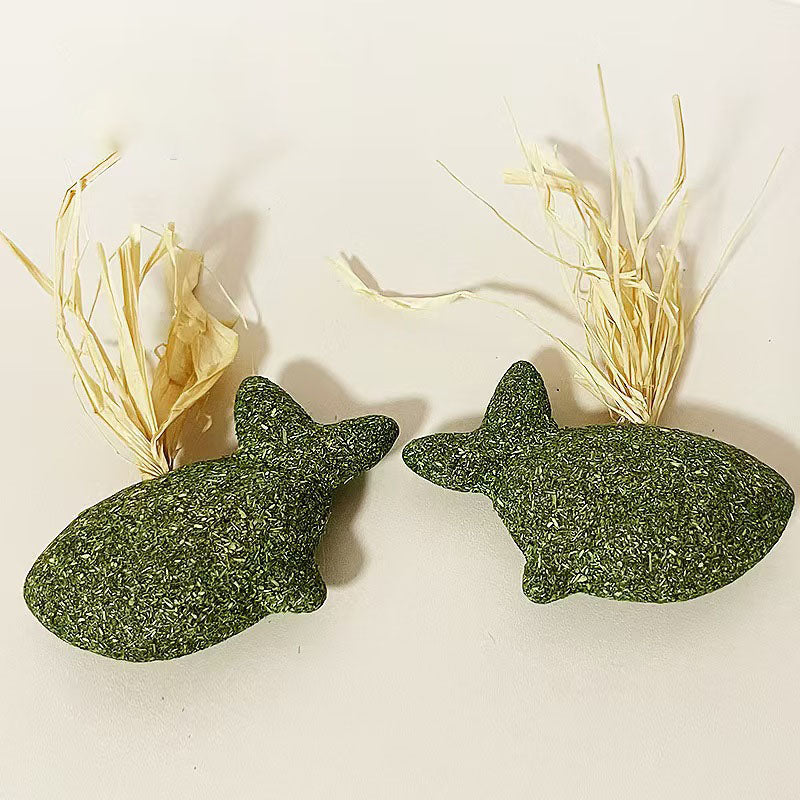 Raffia Catnip Chew Toy – Natural Handmade Play Toy For Cats