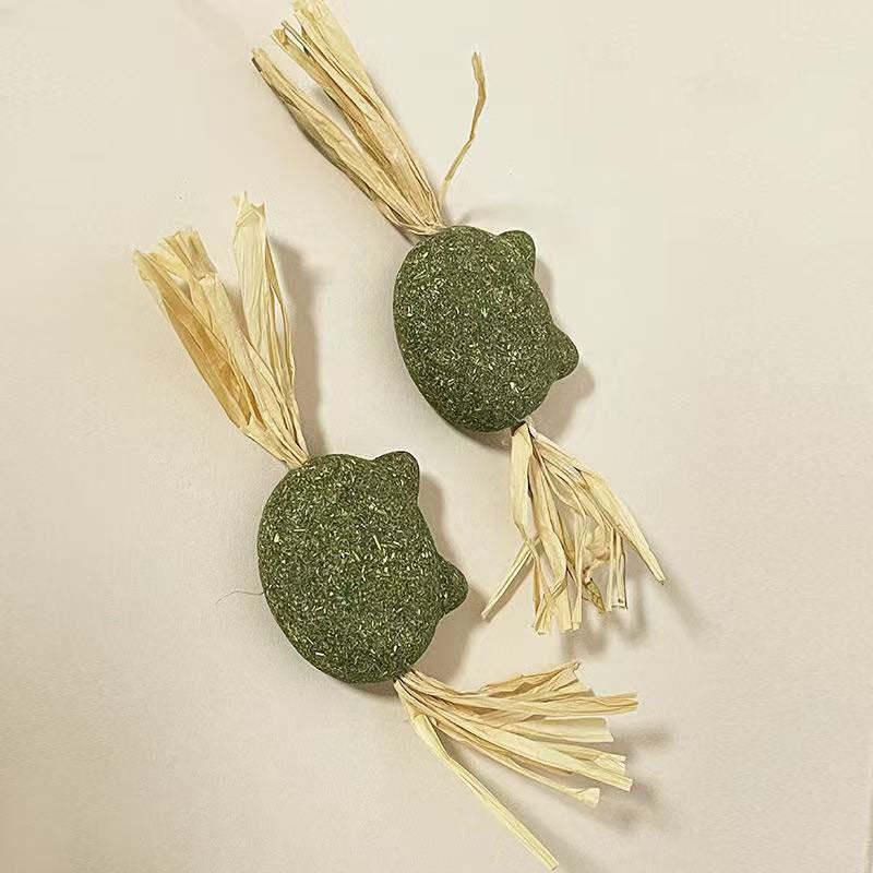 Raffia Catnip Chew Toy – Natural Handmade Play Toy For Cats