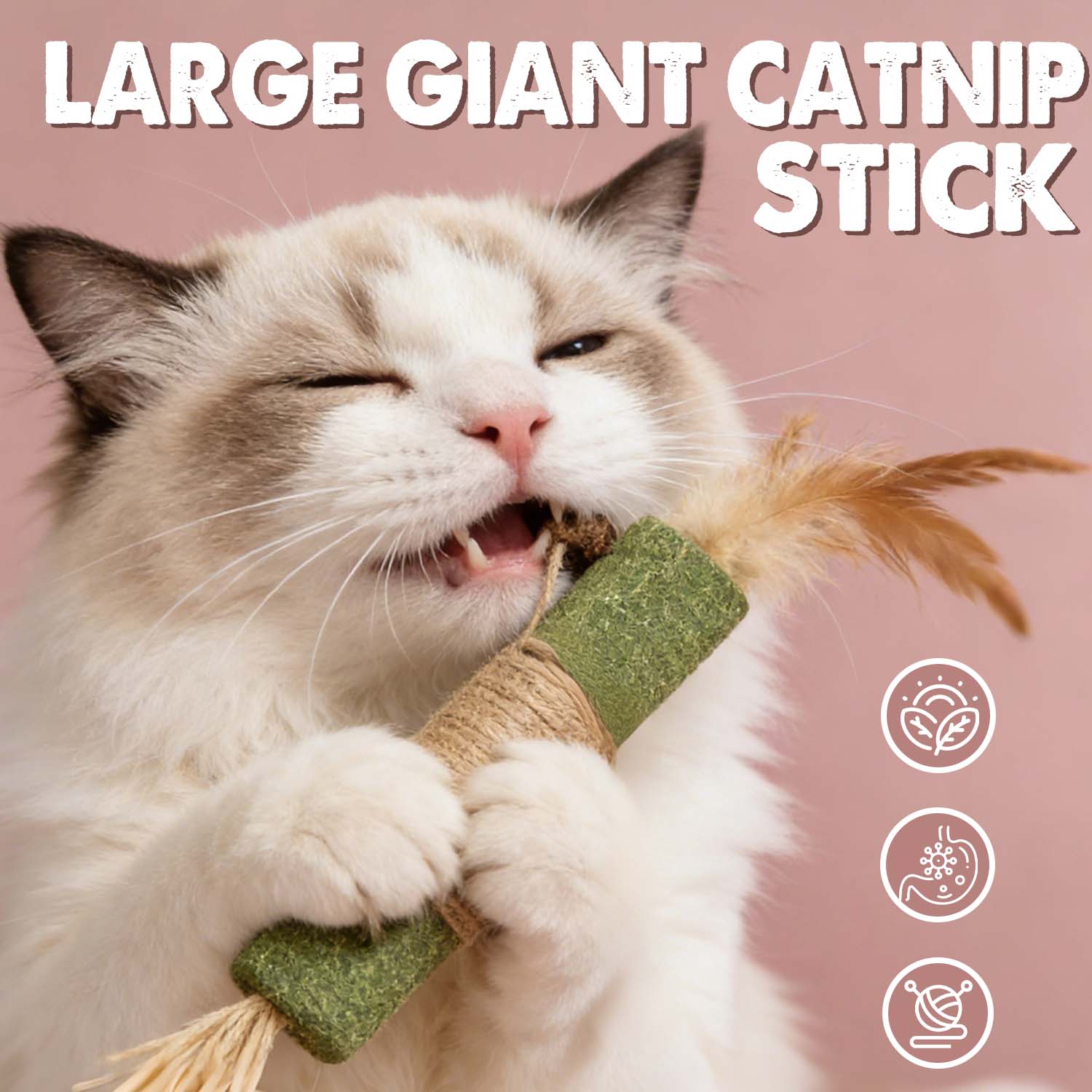Jumbo Giant Catnip Stick Toy – Extra Large For Cats