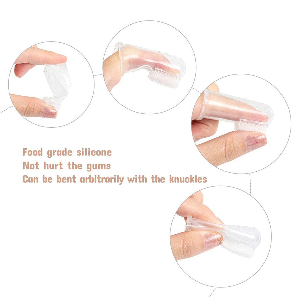 Silicone Finger Toothbrush For Dogs & Cats