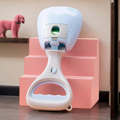 Portable Dog Pooper Scooper With Built-In Waste Bags – One-Hand No-Touch Pickup Tool for Walks & Travel