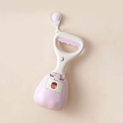 Portable Dog Pooper Scooper With Built-In Waste Bags – One-Hand No-Touch Pickup Tool for Walks & Travel