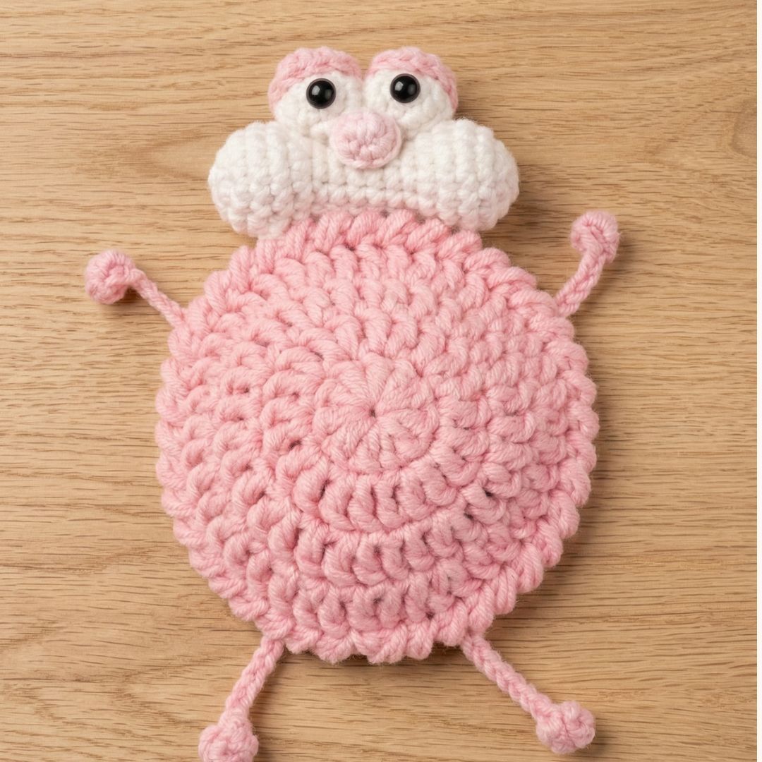 Handmade Crochet Animal Coasters