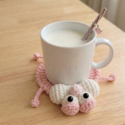 Handmade Crochet Animal Coasters