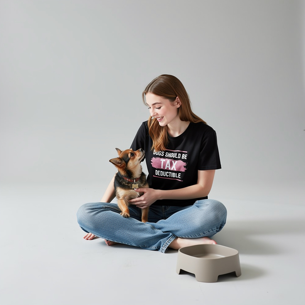 Dogs Should Be Tax Deductible - Funny Dog Lover T-Shirt