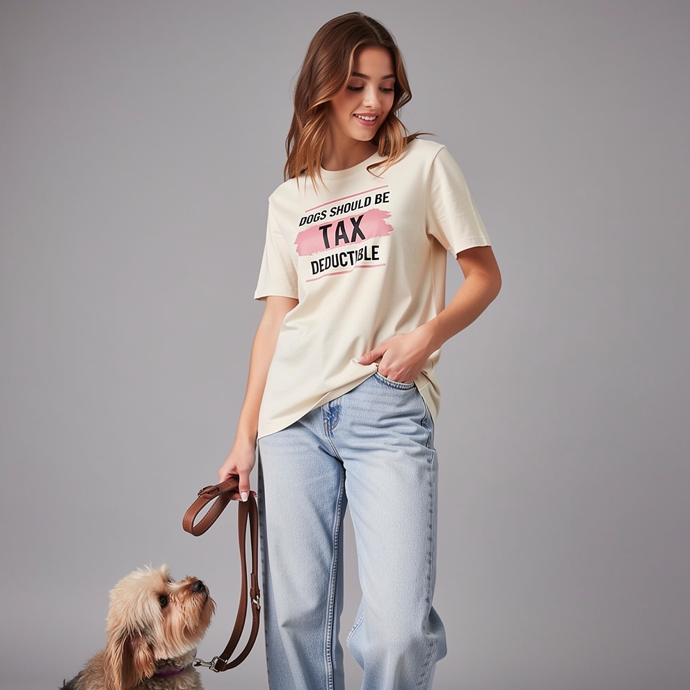 Dogs Should Be Tax Deductible - Funny Dog Lover T-Shirt