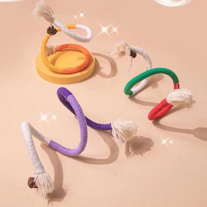 Organic Cotton Chew Rope Toys for Cats