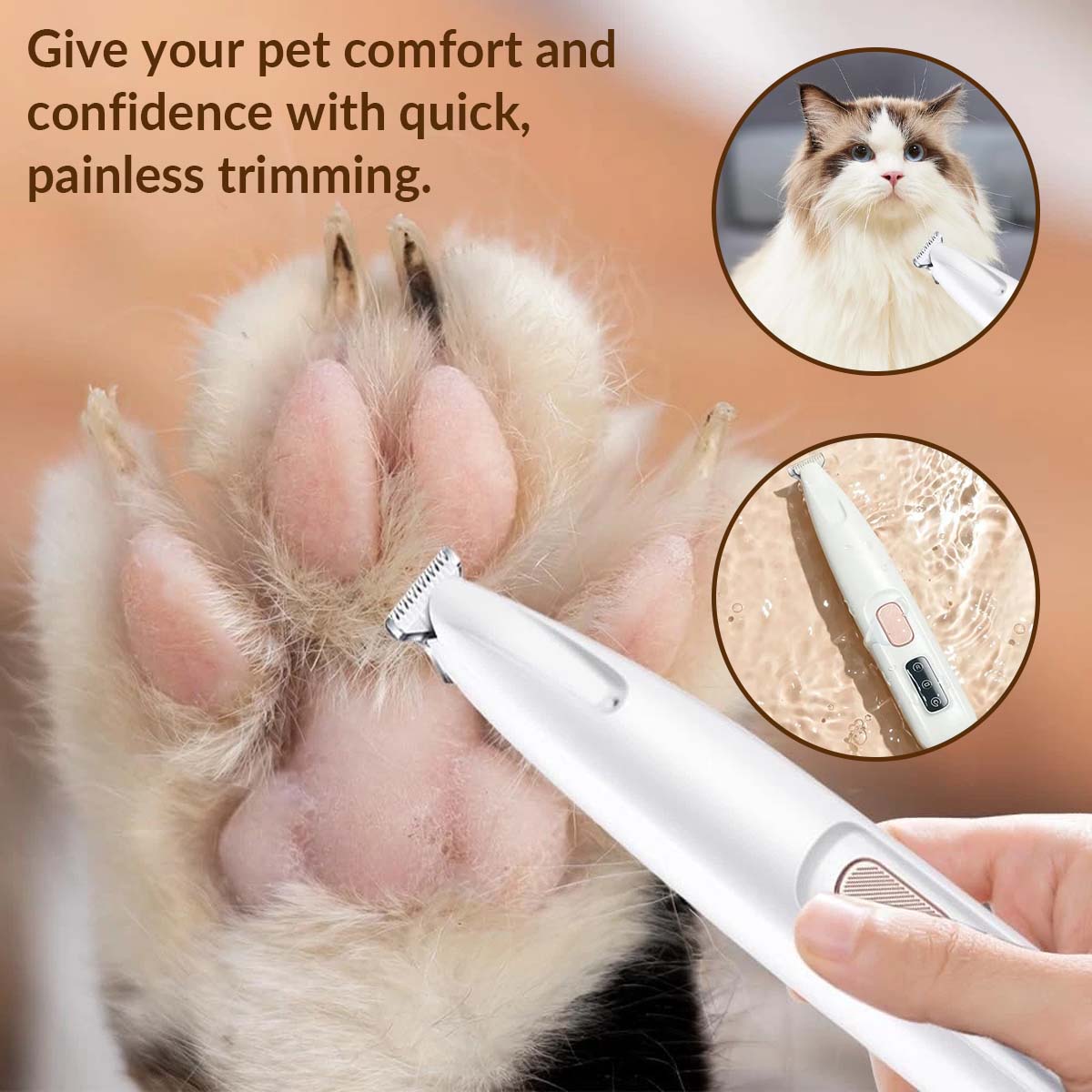LED Precision Pet Trimmer - Gentle Power for Every Paw 🐾