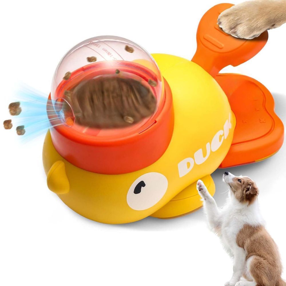 Interactive Duck-Themed Slow Feeder Toy