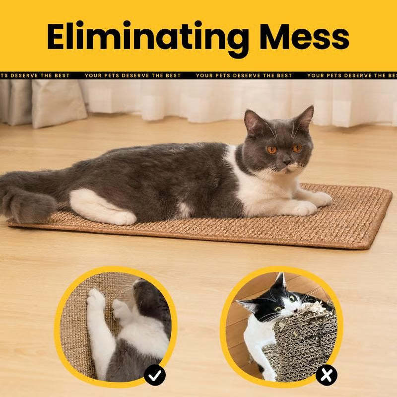 Natural Sisal Cat Scratch Pad