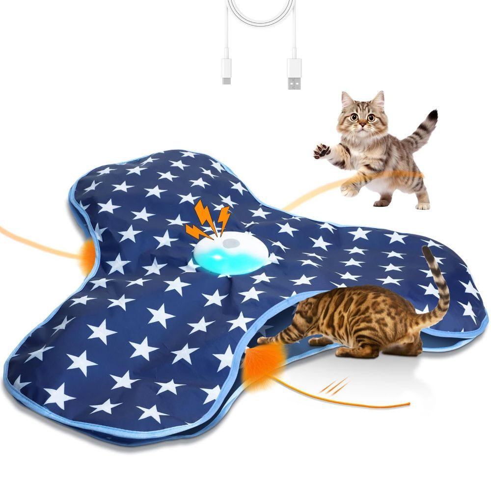 Smart Interactive Cat Hunting Mat – Hide & Seek Play Toy