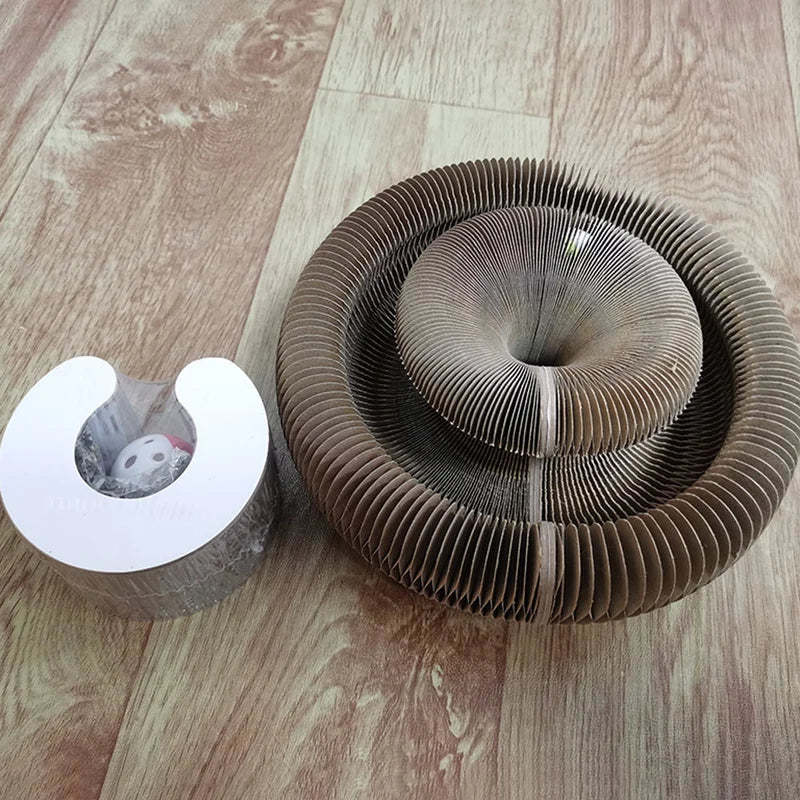 Magic Organ Cat Scratching Board - Comes with A Toy Bell Ball