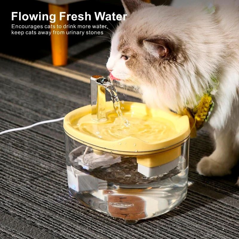 Triple-Filter Pet Water Fountain