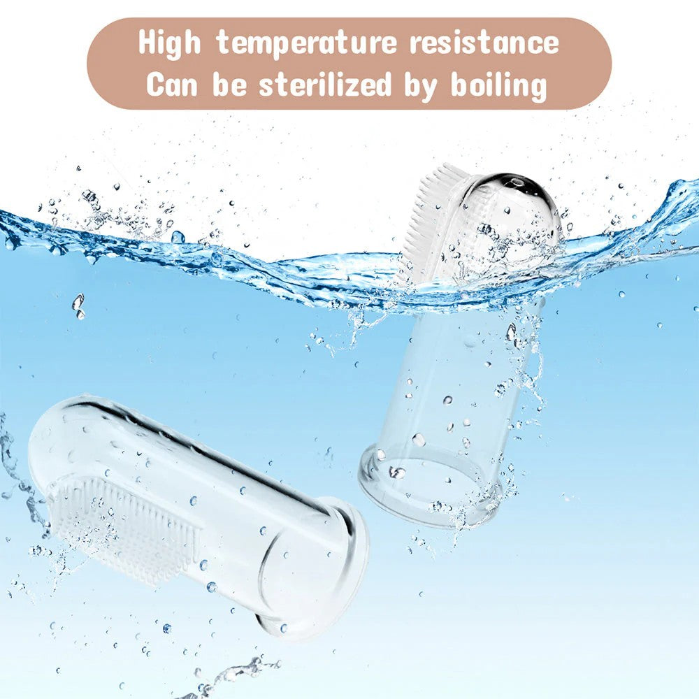 Silicone Finger Toothbrush For Dogs & Cats