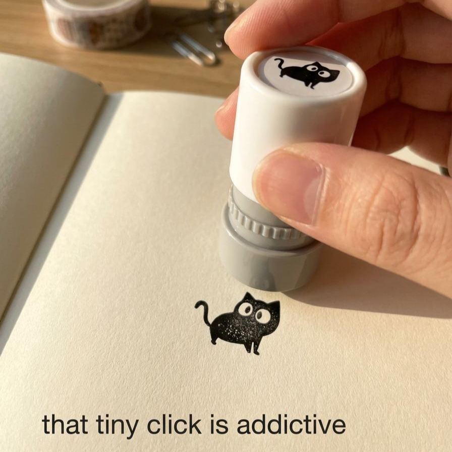 Self-Inking Mini Cat Stamps