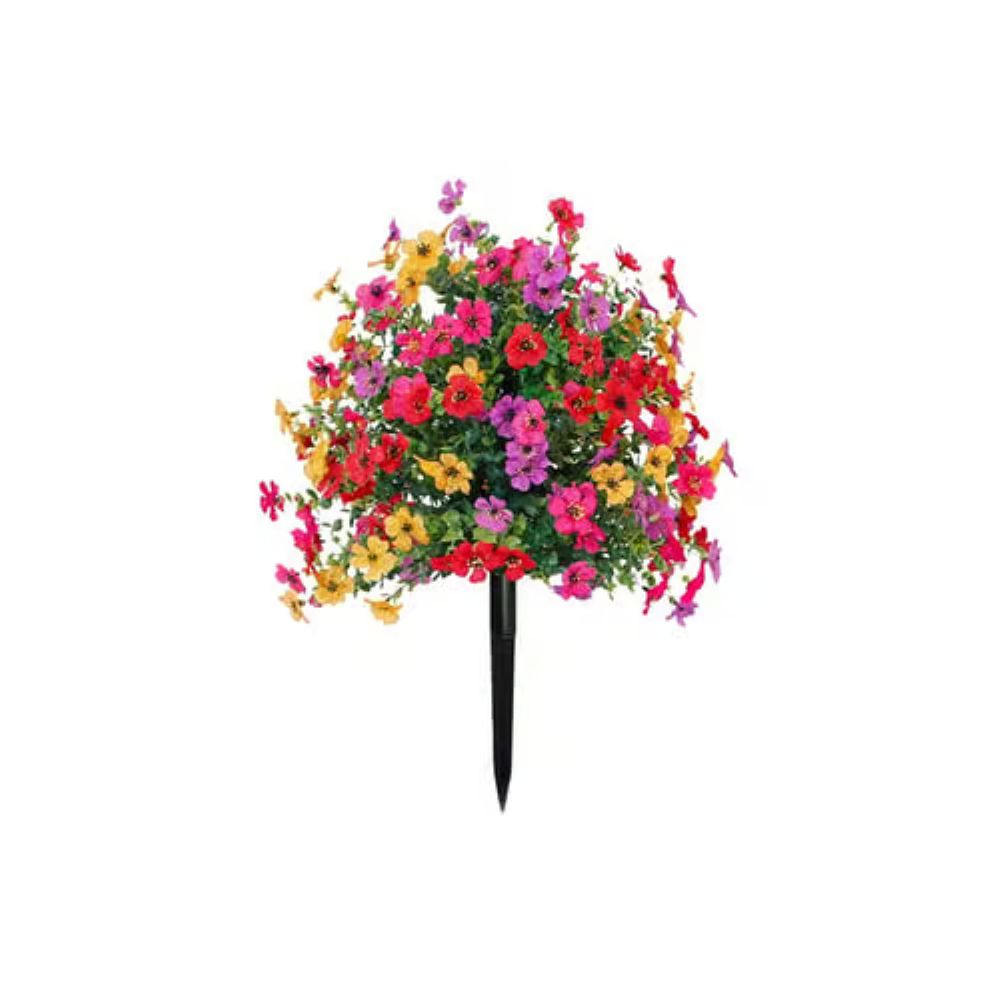 Artificial Violet for Outdoor Indoor Garden Home Decoration