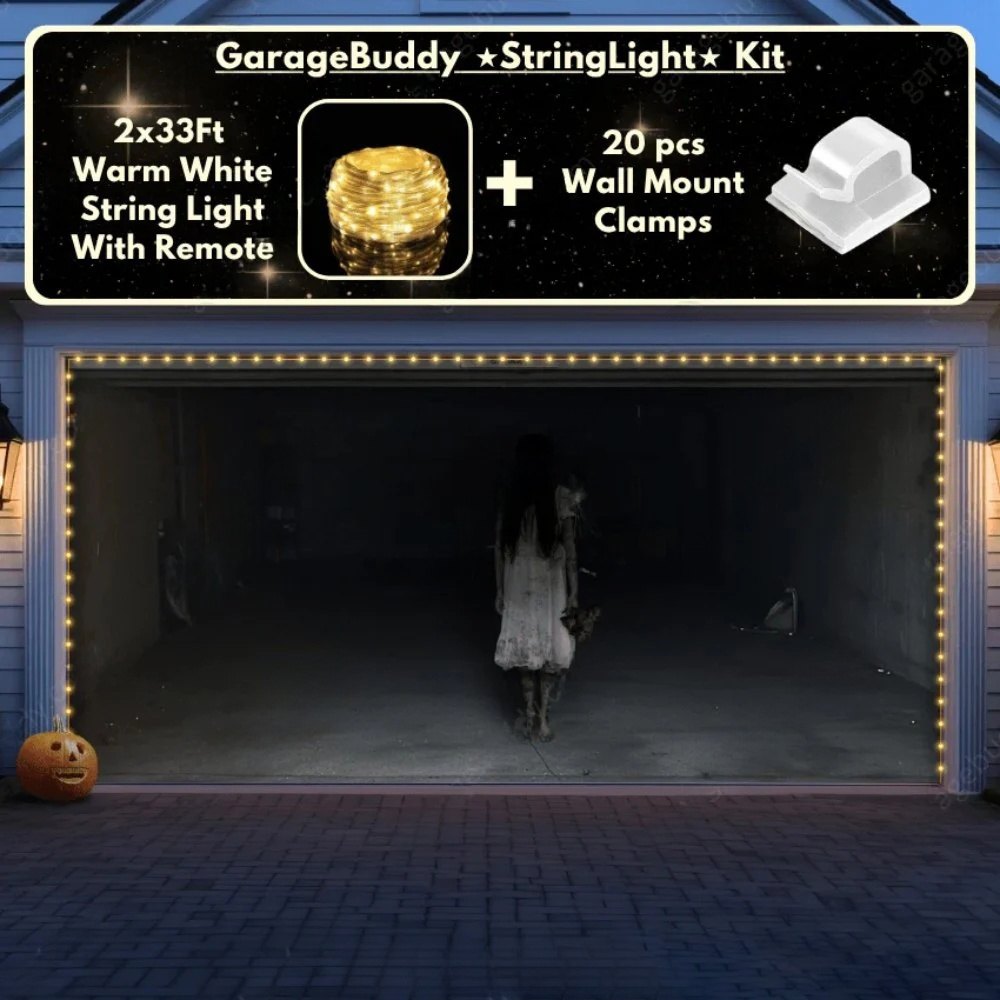 Possessed Girl Halloween Garage Door Covers HC005