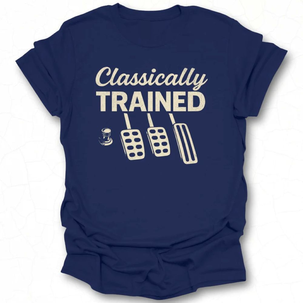 Classically Trained Train Pun T-Shirt