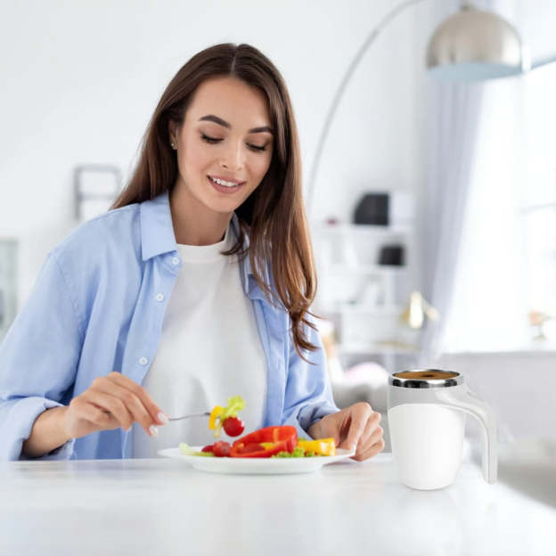 Automatic Magnetic Stirring Coffee Mug