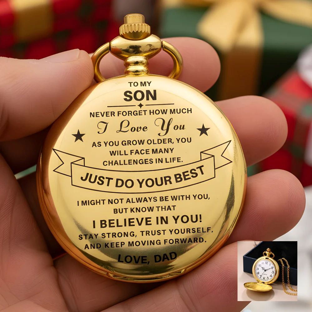 To My Son / From Dad - Luxury Vintage Pocket Watch