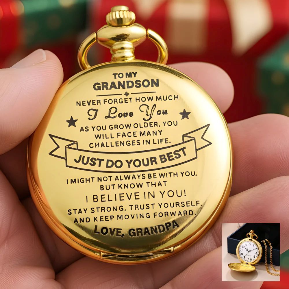 To Grandson / From Grandpa - Luxury Vintage Pocket Watch