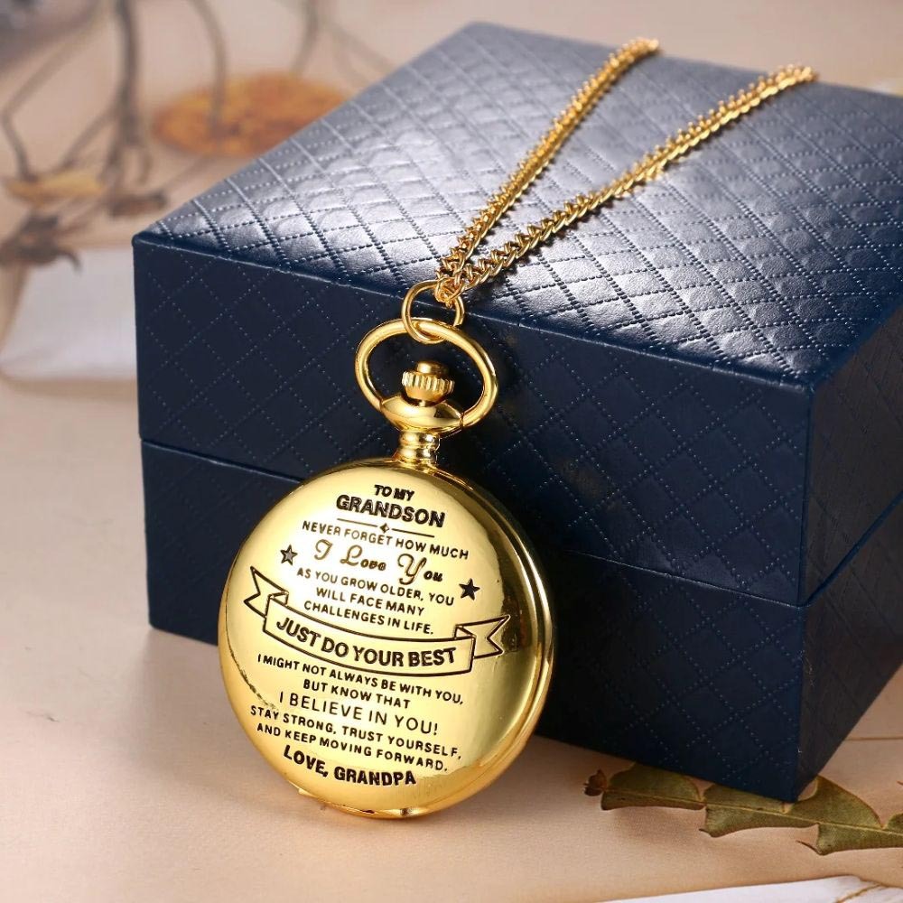 To Grandson / From Grandpa - Luxury Vintage Pocket Watch