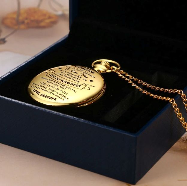 To Grandson / From Grandpa - Luxury Vintage Pocket Watch