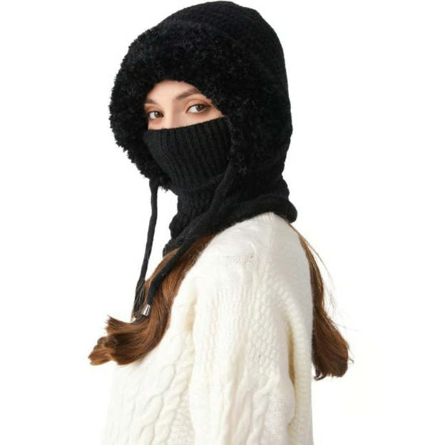 3 in 1 Beanie Hat For Women