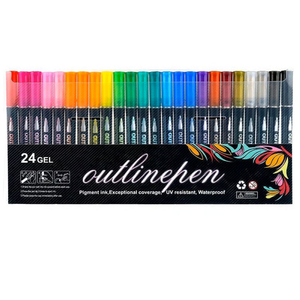 Dreamy Sparkle Dual-Line Contour Pen