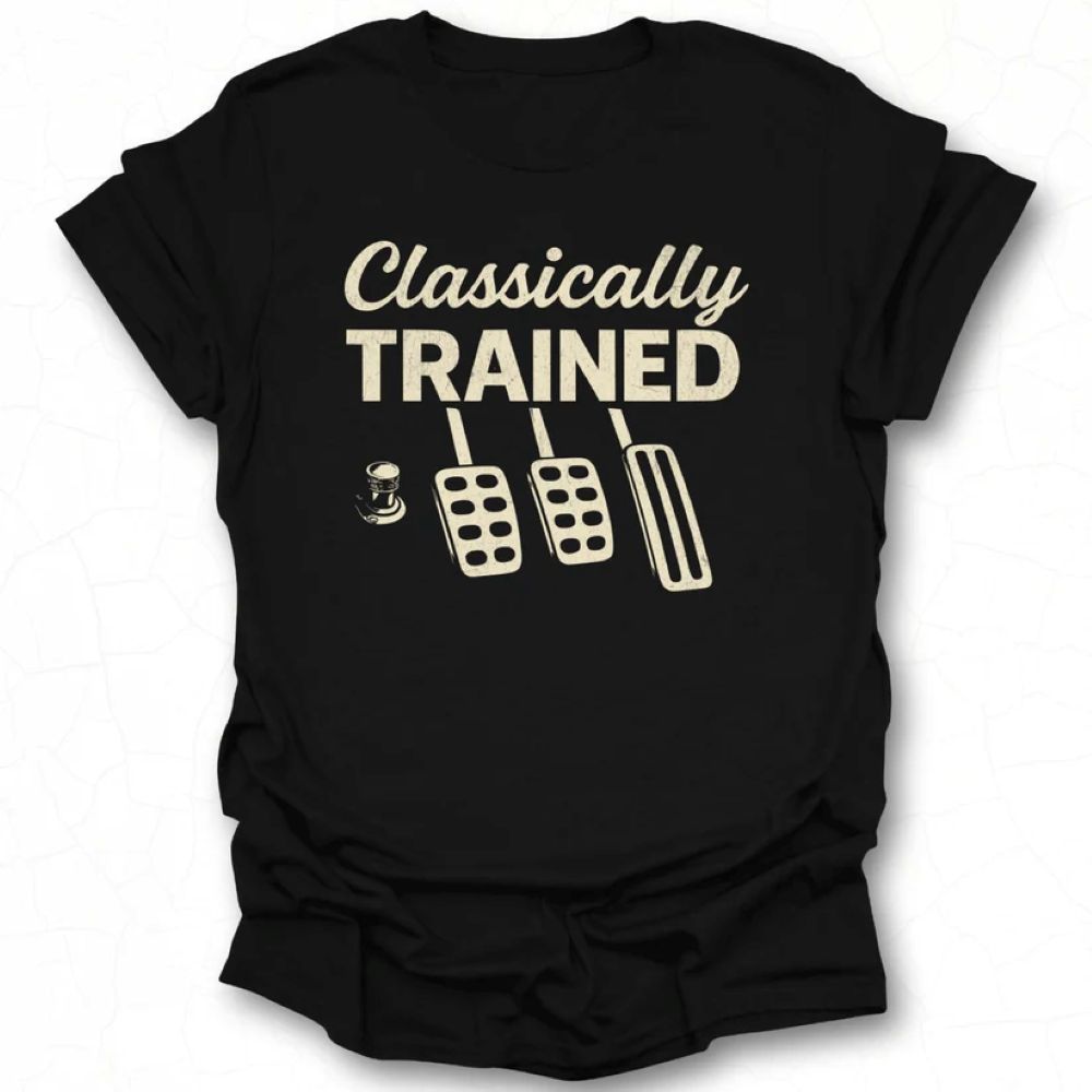 Classically Trained Train Pun T-Shirt
