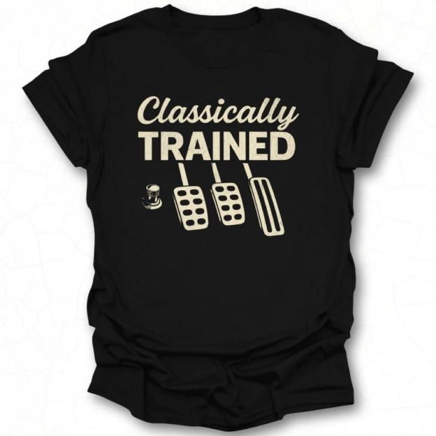 Classically Trained Train Pun T-Shirt