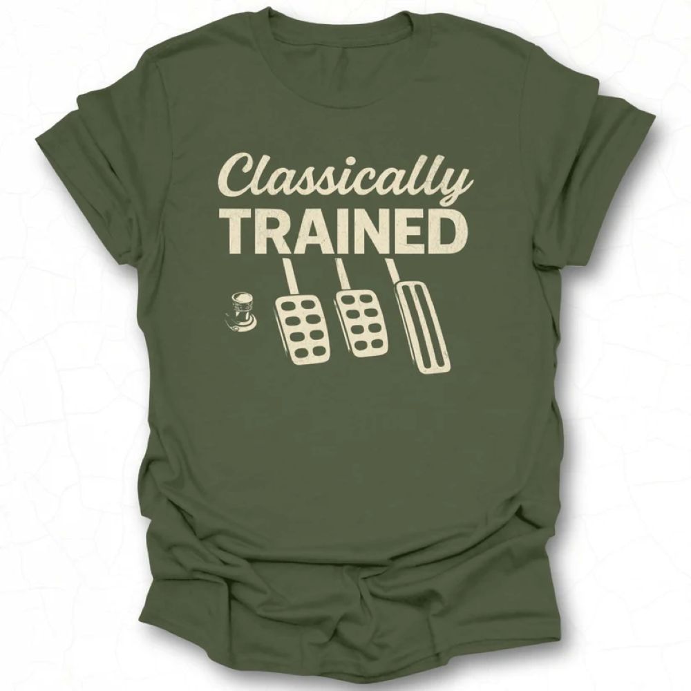Classically Trained Train Pun T-Shirt