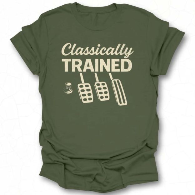 Classically Trained Train Pun T-Shirt