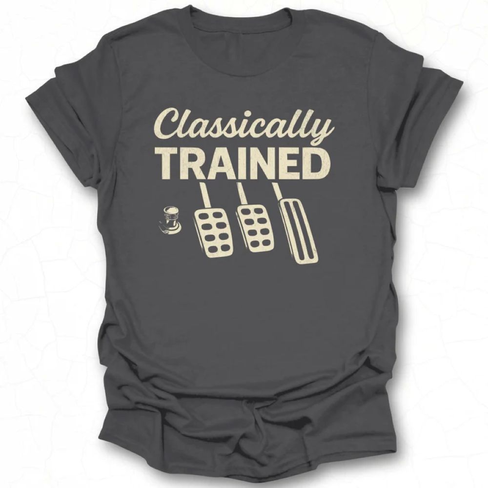 Classically Trained Train Pun T-Shirt