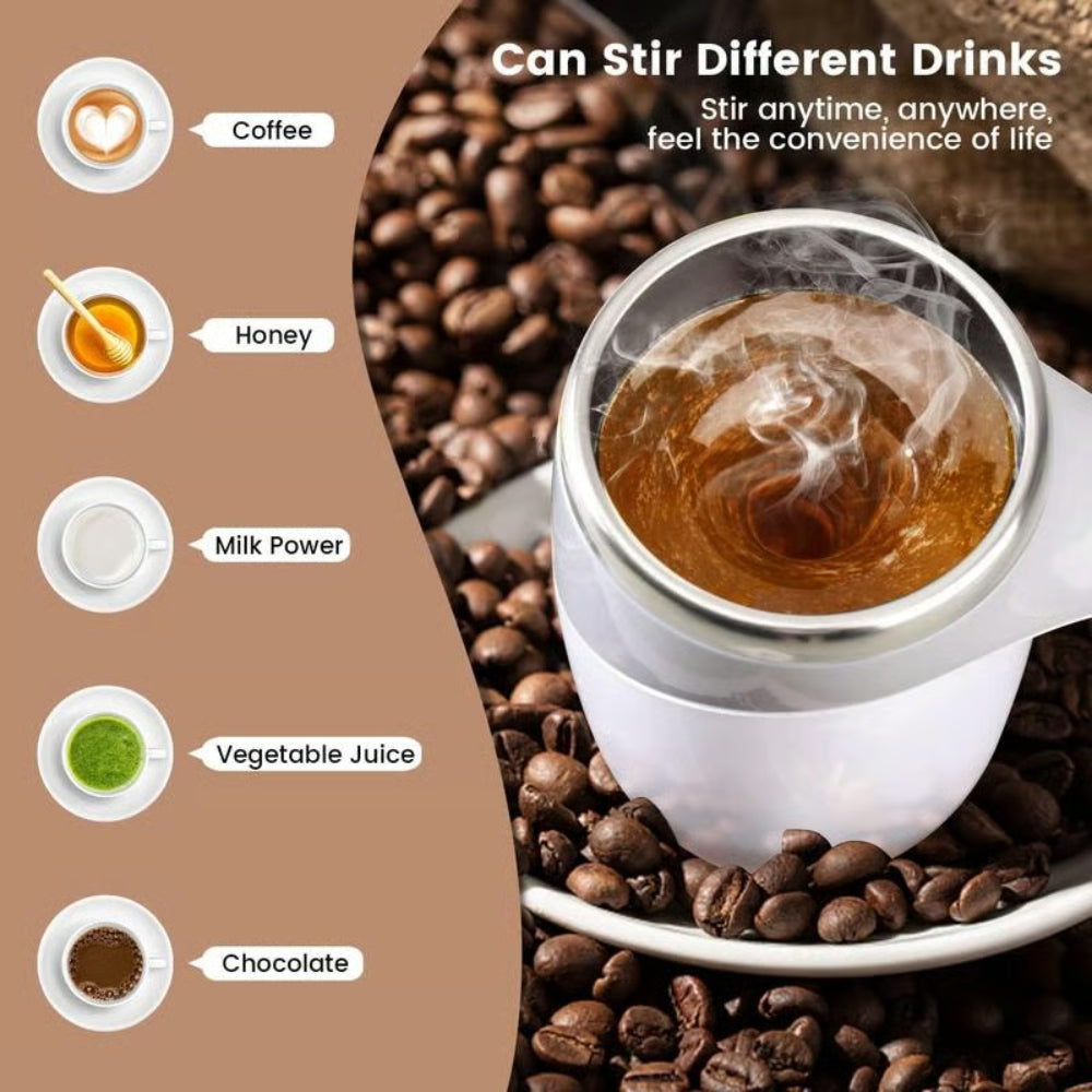 Automatic Magnetic Stirring Coffee Mug