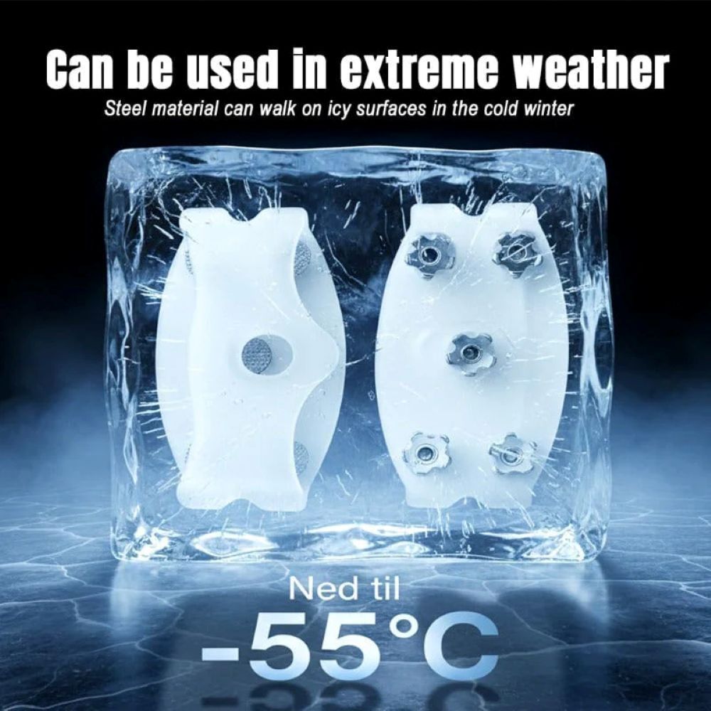 Ice Cleats Shoe Traction Covers – Anti-Slip Spikes for Winter Walking