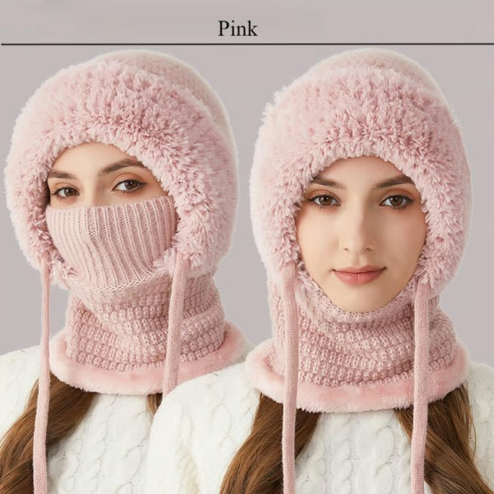 3 in 1 Beanie Hat For Women