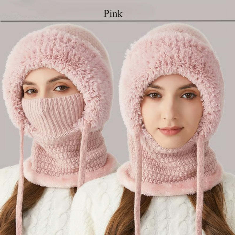 3 in 1 Beanie Hat For Women