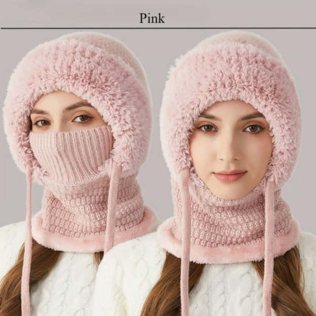 3 in 1 Beanie Hat For Women