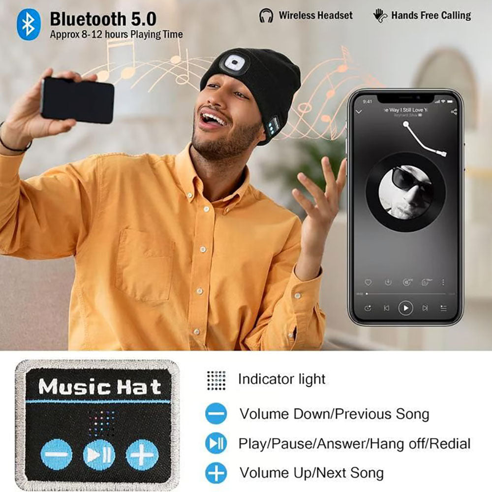 LED Bluetooth Beanie