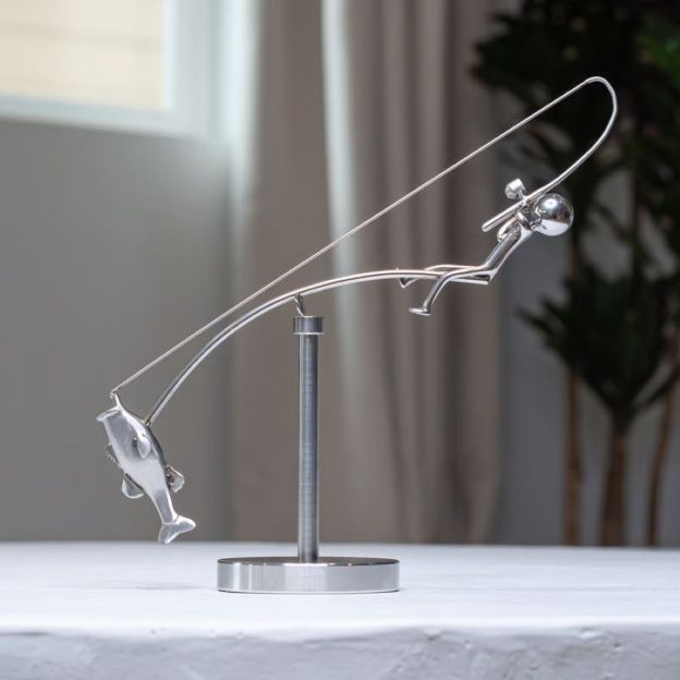 The Fisherman Balancing Sculpture