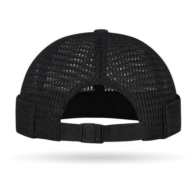 Men’s Breathable Brimless Docker Hat – Lightweight Mesh Skull Cap for Summer Outdoor Wear