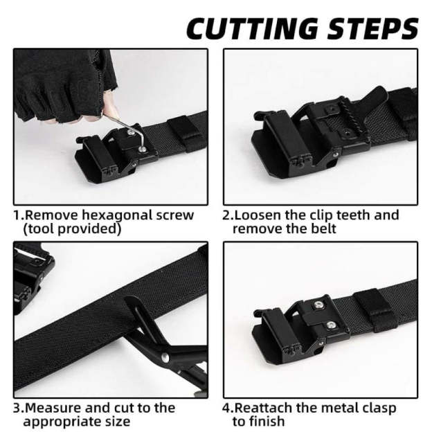 EDC Nylon Ratchet Belt