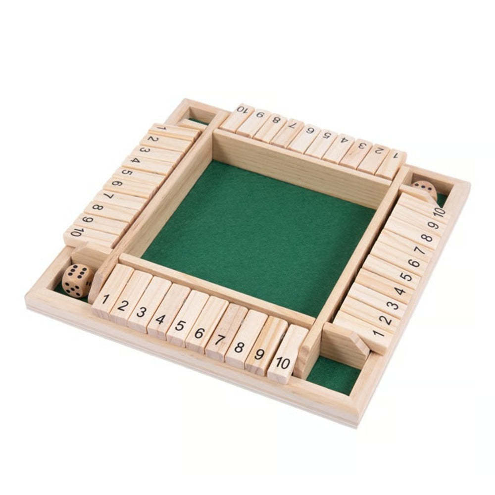 Shut The Box-Wooden Dice Board Game